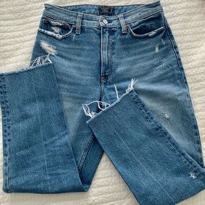 Distressed Mom Jeans